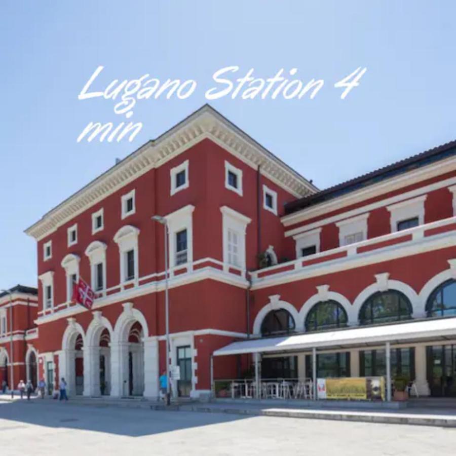 Duplex Loft In Lugano Center With Garden, Wi-Fi -By Easylife Swiss 아파트 외부 사진